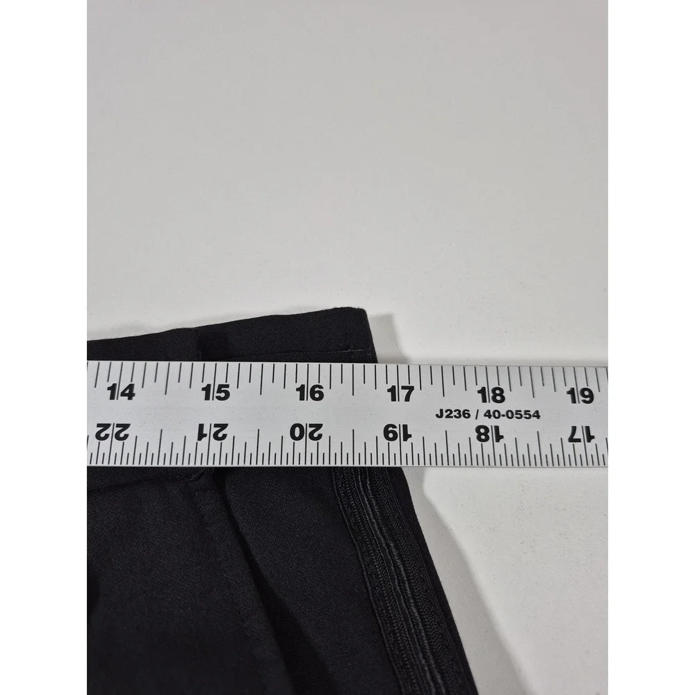 Loro Piana Formal Knight Suit Pants Mens 34x36 Black Wool Tuxedo Pleated